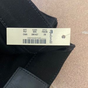 Madewell $128 10" High Rise Skinny Jean in Carbondale Wash Size 29